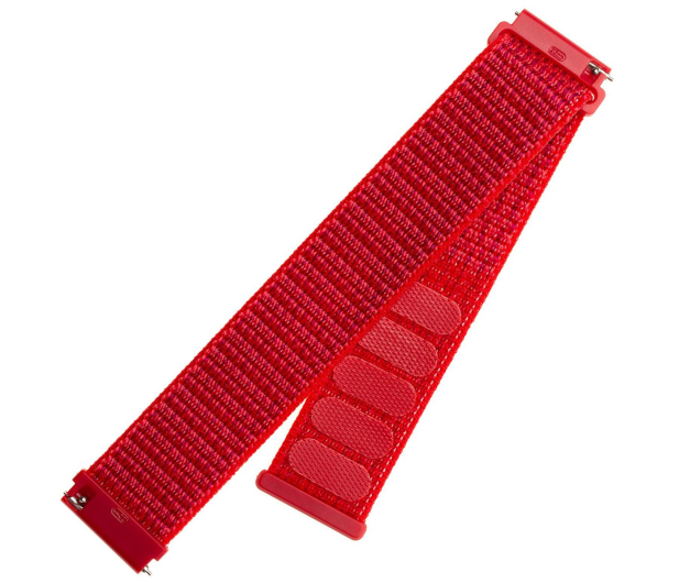 FIXED Nylon Strap do Smartwatch (20mm) wide red FIXNST-20mm-RD - 1086815 - zdjęcie 2